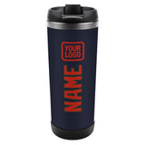 Custom Navy Orange Red Stainless Steel Water Cup