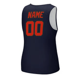 Custom Navy Orange Red Men's Tank Top