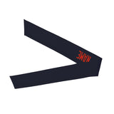 Custom Navy Orange Red Headband