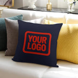 Custom Navy Orange Red Pillowcase