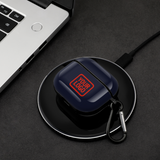 Custom Navy Orange Red AirPods Case (3rd Generation)