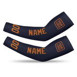 Custom Navy Orange Arm Sleeve