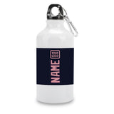 Custom Navy Light Pink Sports Bottle