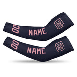 Custom Navy Light Pink Arm Sleeve