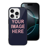 Custom Navy Light Pink Phone Case