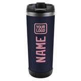 Custom Navy Light Pink Stainless Steel Water Cup