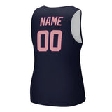 Custom Navy Light Pink Men's Tank Top