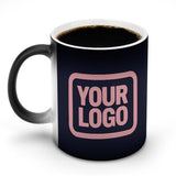 Custom Navy Light Pink Magic Mug