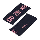 Custom Navy Light Pink Sports headband