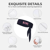 Custom Navy Light Pink Headband