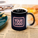 Custom Navy Light Pink Magic Mug