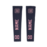 Custom Navy Light Pink Arm Sleeve