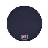 Custom Navy Light Pink Round Table Cloth