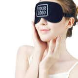 Custom Navy Light Blue Sleep Mask