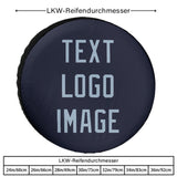 Custom Navy Light Blue Truck Tires