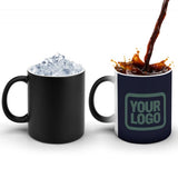 Custom Navy Blue Green Magic Mug