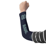 Custom Navy Blue Green Arm Sleeve