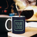 Custom Navy Blue Green Mug