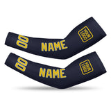 Custom Navy Gold Arm Sleeve