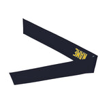 Custom Navy Gold Headband
