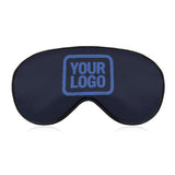Custom Navy Sky Blue Sleep Mask