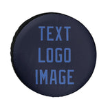 Custom Navy Sky Blue Truck Tires