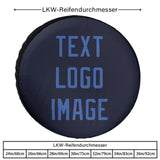 Custom Navy Sky Blue Truck Tires