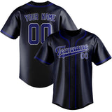 Custom Navy & Sky Blue Colors Design Sports Baseball Jersey