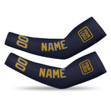Custom Navy Yellow Arm Sleeve