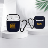 Custom Navy Yellow AirPods Case