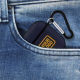 Custom Navy Yellow AirPods Case