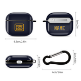 Custom Navy Yellow AirPods Case (3rd Generation)