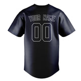 Custom Navy & Blue Colors Design Sports Baseball Jersey