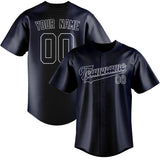 Custom Navy & Blue Colors Design Sports Baseball Jersey