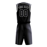 Custom Navy Blue Basketball Set