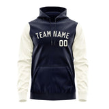 Custom Navy Cream Hoodie 1111030311B31703