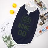 Custom Navy Dark Green Pet Vest