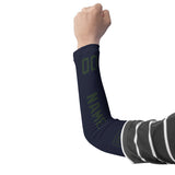 Custom Navy Dark Green Arm Sleeve