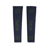 Custom Navy Dark Green Arm Sleeve