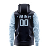 Custom Navy Light Blue Hoodie 1111080811B31708