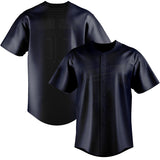 Custom Navy & Black Colors Design Sports Baseball Jersey