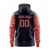 Custom Navy Copper Rose Hoodie 1111292911B31729