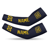 Custom Navy Gold Arm Sleeve