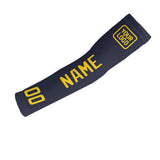 Custom Navy Gold Arm Sleeve