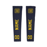 Custom Navy Gold Arm Sleeve