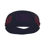 Custom Navy Purple Sports headband