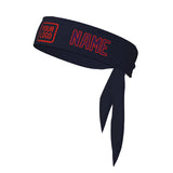 Custom Navy Purple Headband