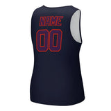 Custom Navy Purple Men's Tank Top