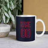 Custom Navy Purple Mug