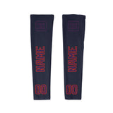 Custom Navy Purple Arm Sleeve